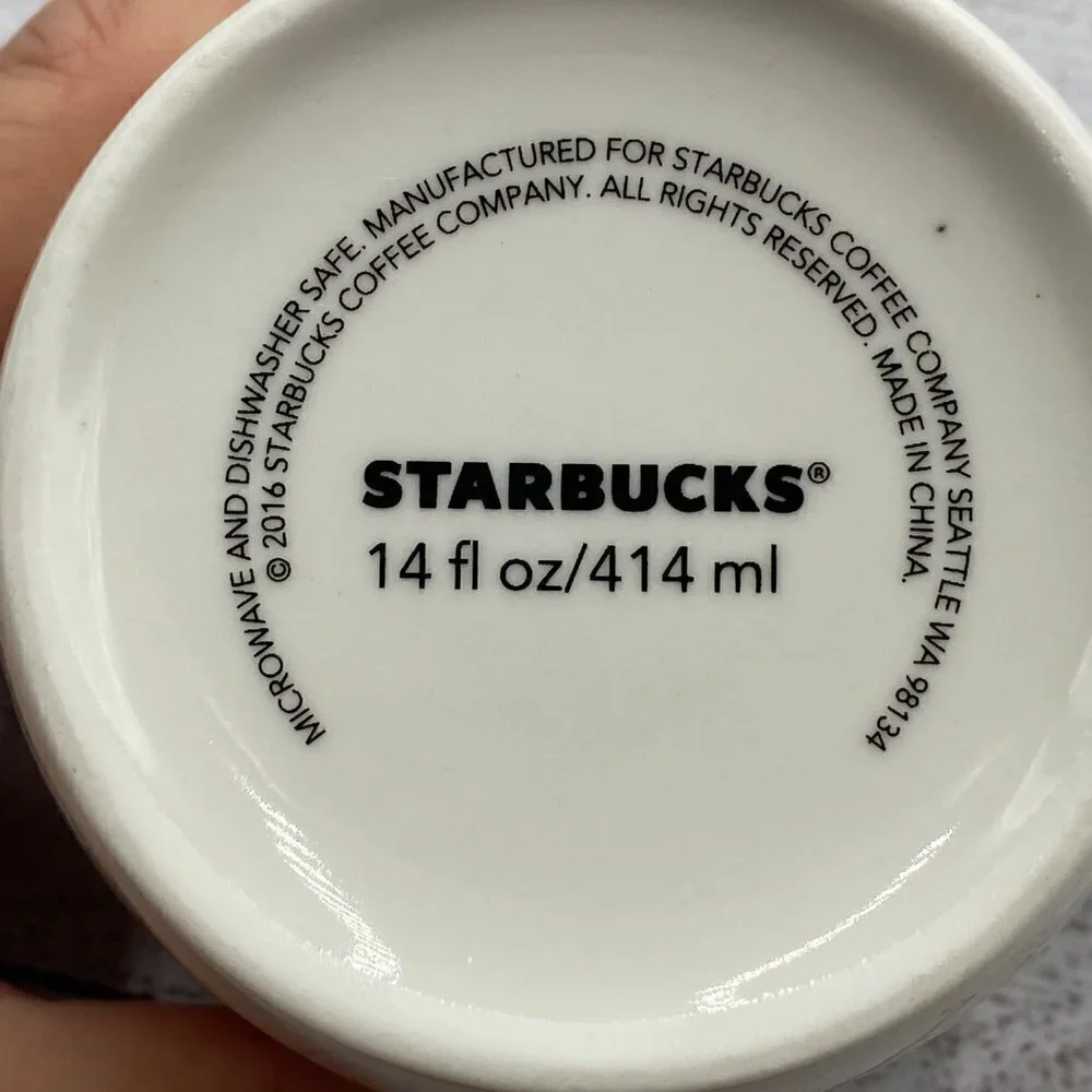 Starbucks 2016 14oz Coffee Cup